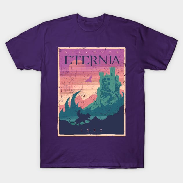 Discover Eternia (sunset variant) T-Shirt by djkopet